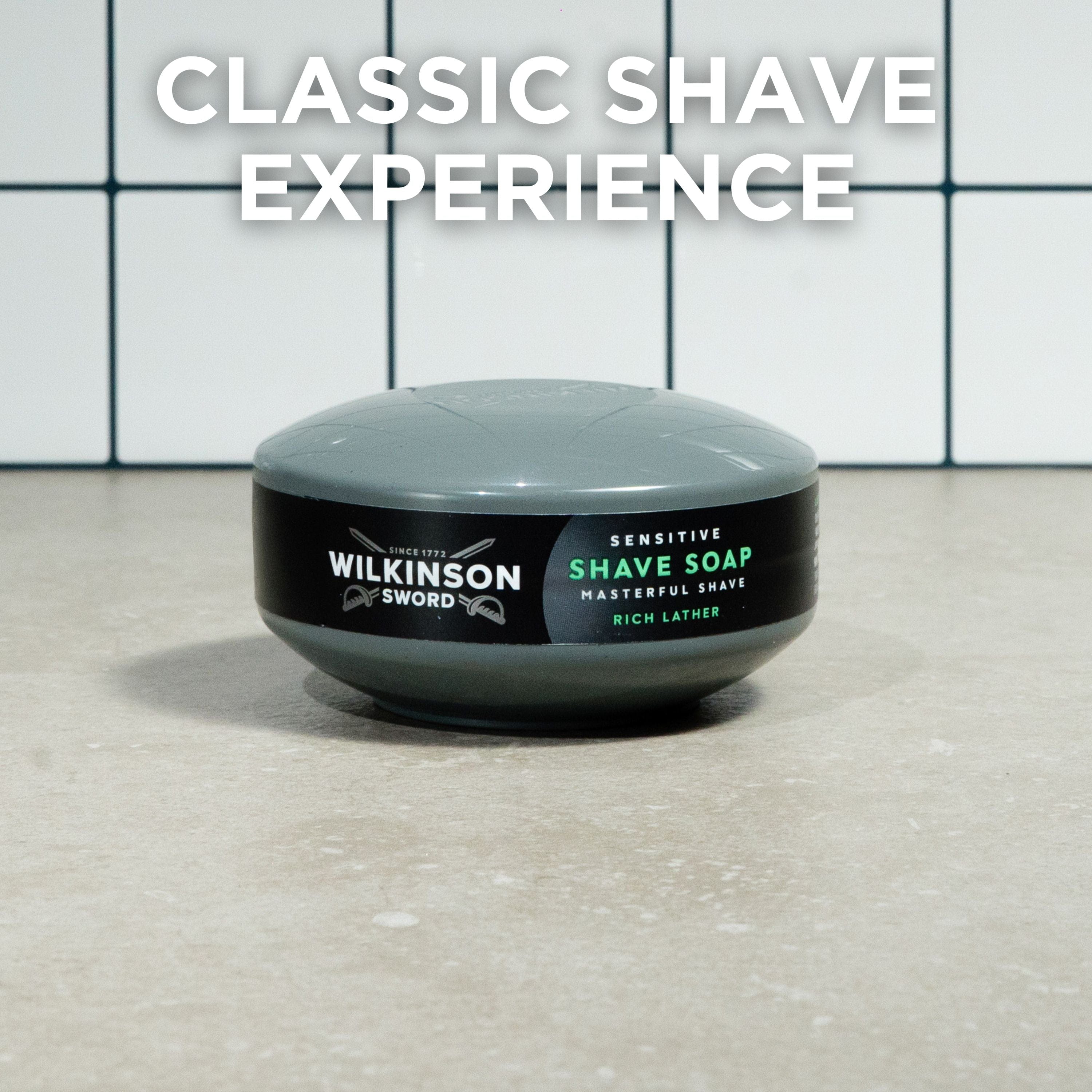 Sensitive shave soap from Wilkinson Sword's Masterful Shave range