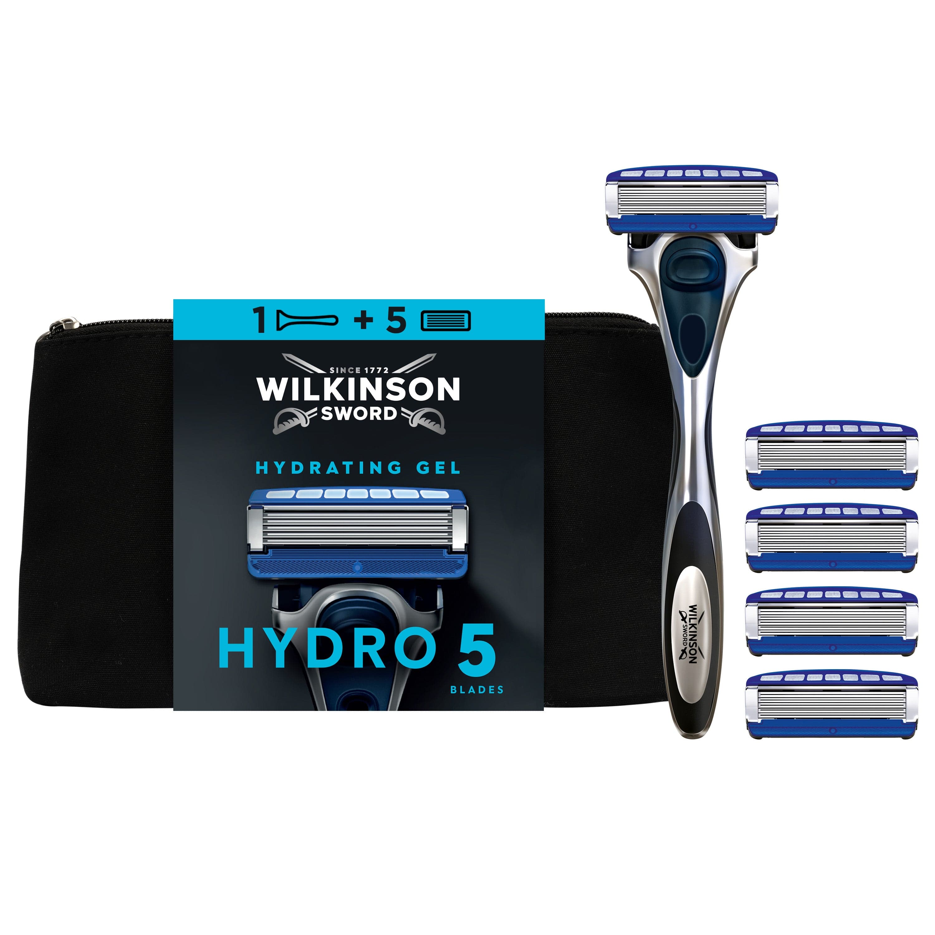 Hydro 5 Razor & Blades Washbag Giftset